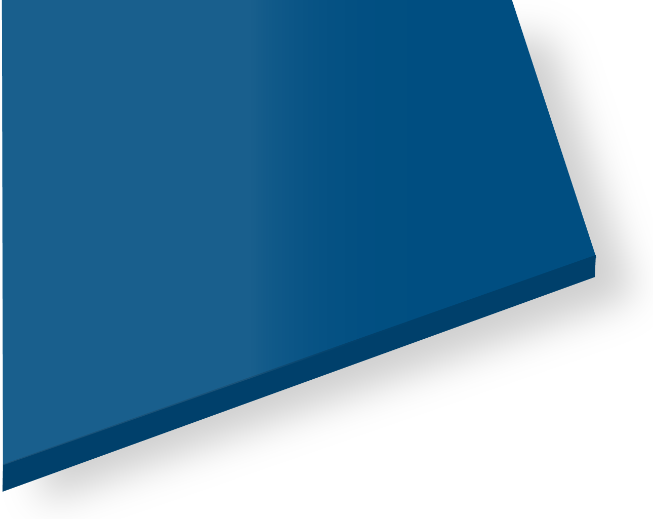 PE 500 Polyethyleen RAL5005 blauw 10 mm
