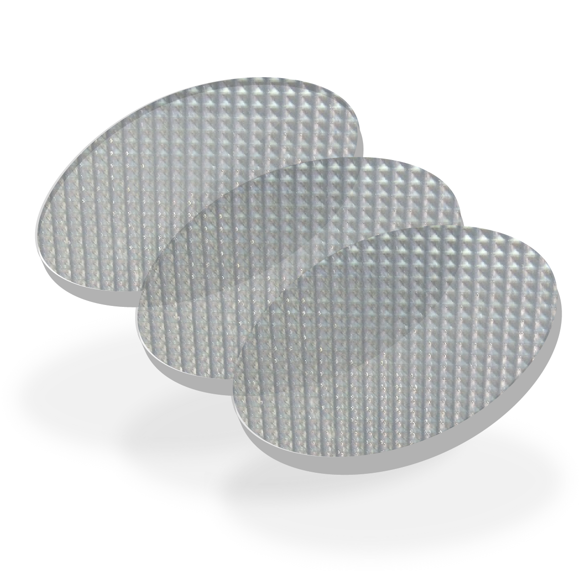 Acrylaat XT Prisma structuur helder 3 mm