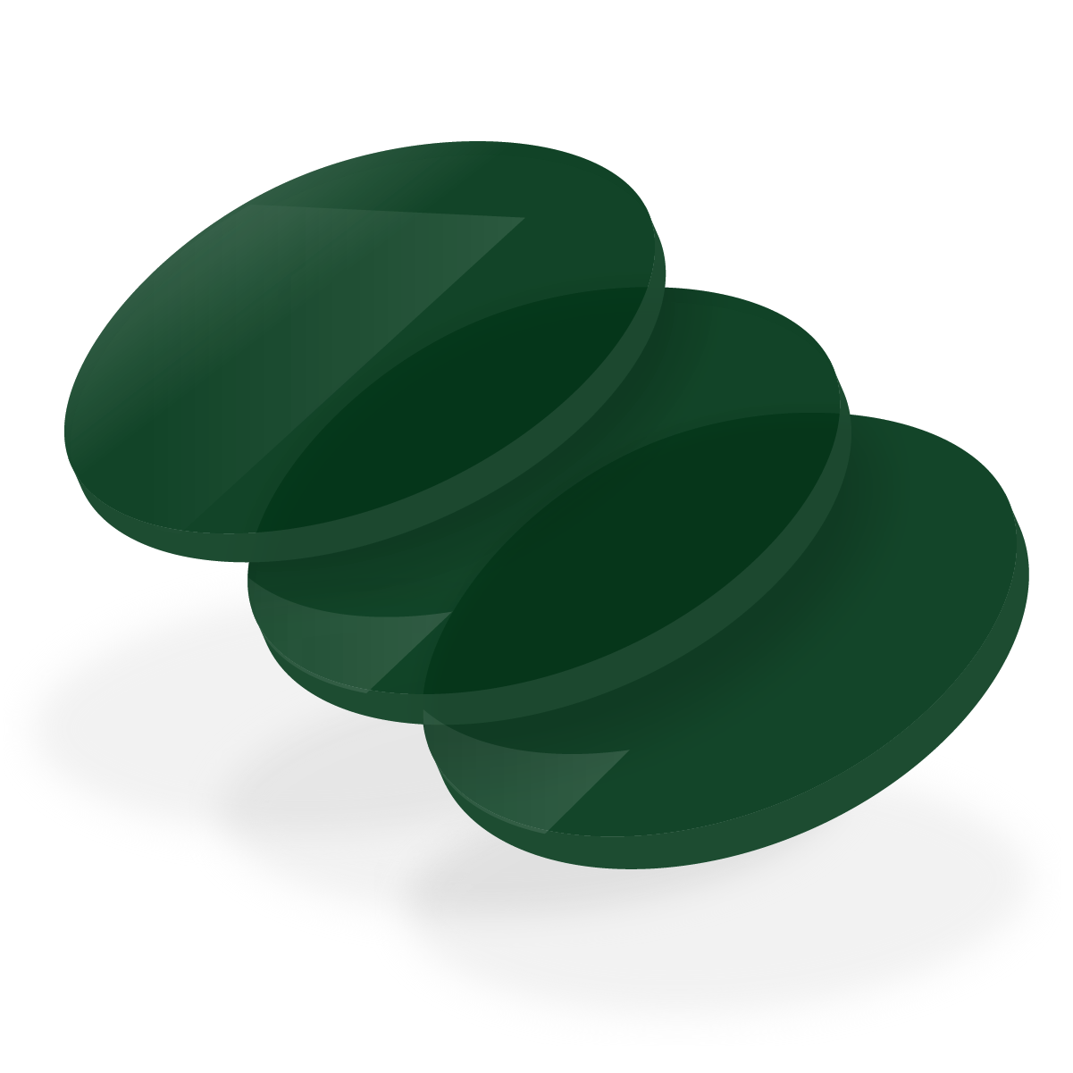 Acrylaat 3297 groen 3 mm