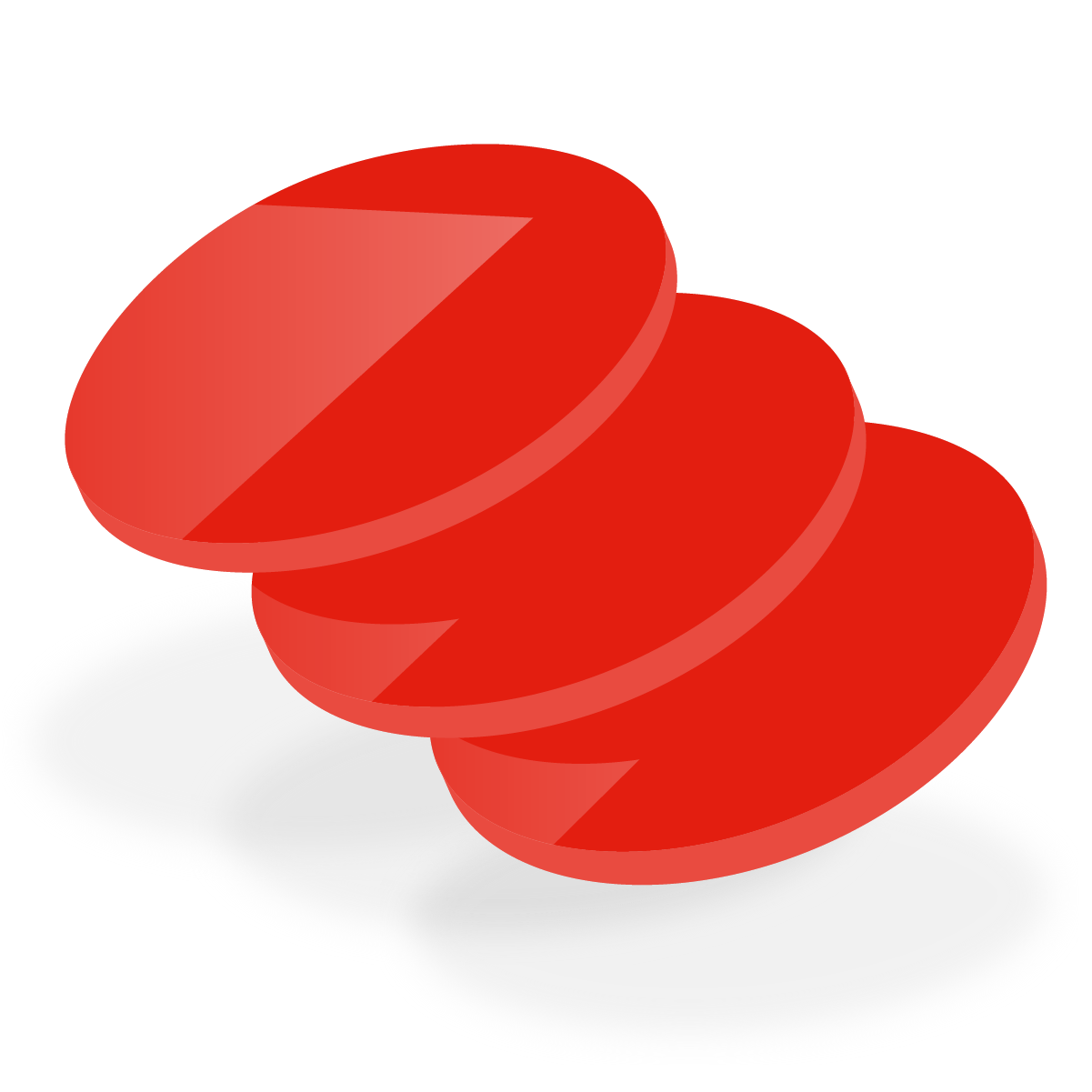 Acrylaat 6214 rood 3 mm