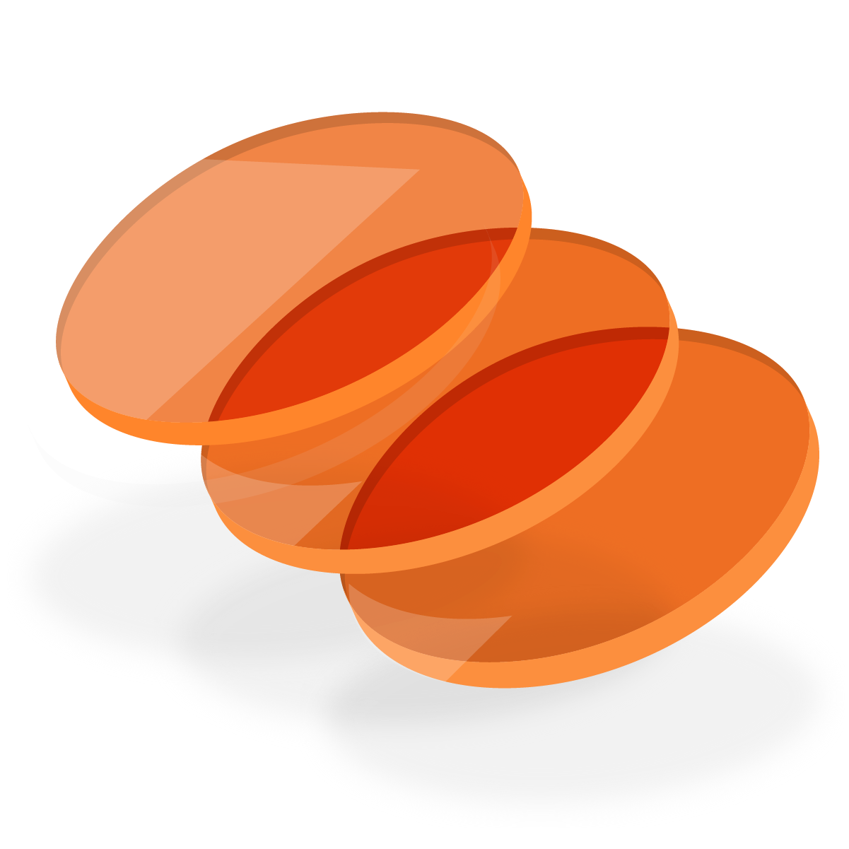 Acrylaat 7121 oranje transparant fluor 3 mm