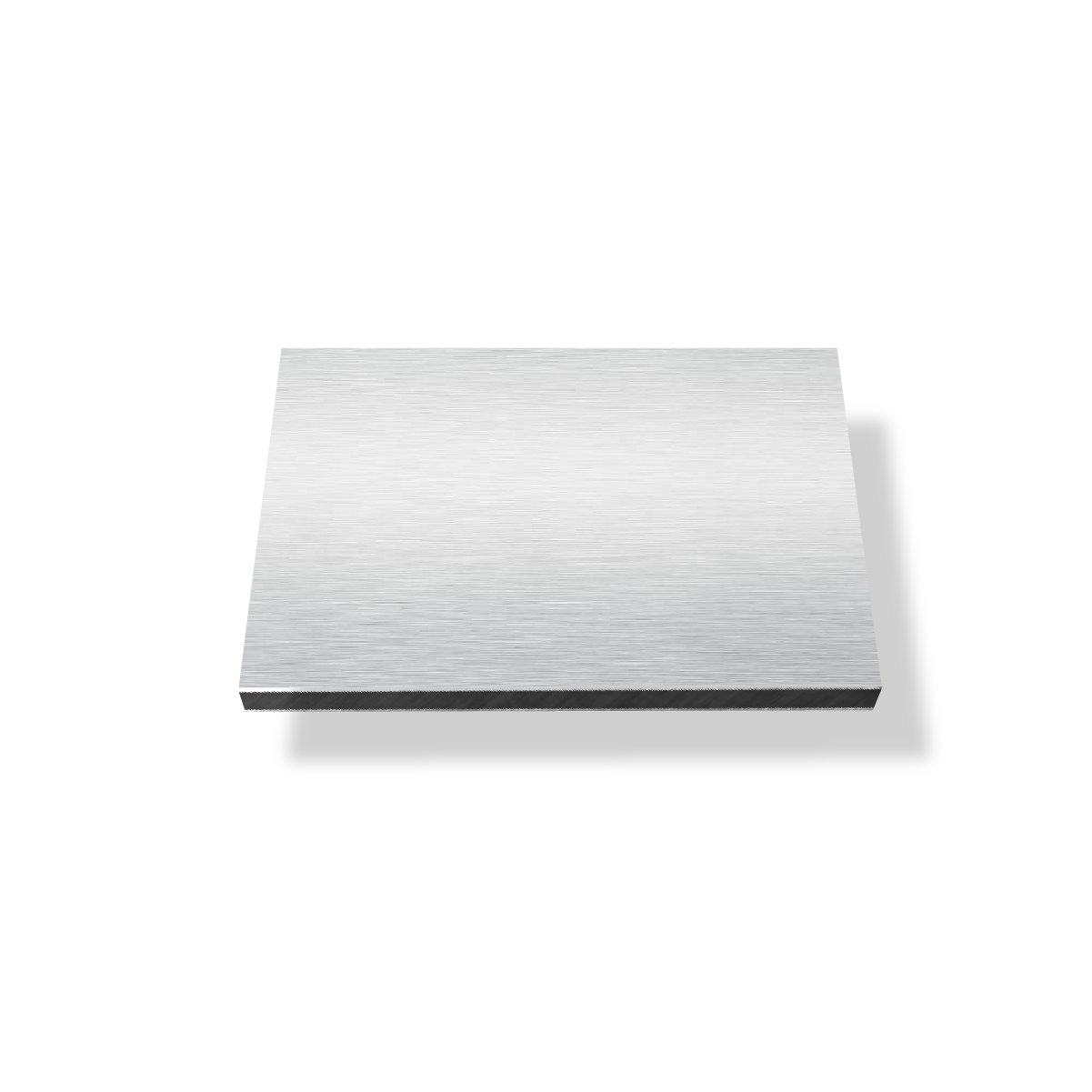Alu/PE brushed alu 2-zijdig geborsteld aluminium 3 mm